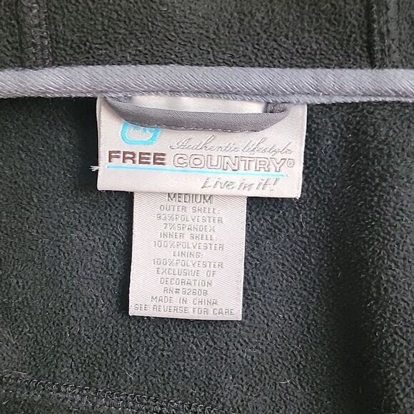 Free Country soft shell hooded jacket in black Women's Size M - Picture 7 of 10